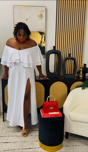 Off The Shoulder Ruffle Dress